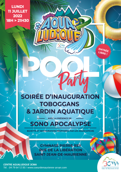 affiche pool party maurienne